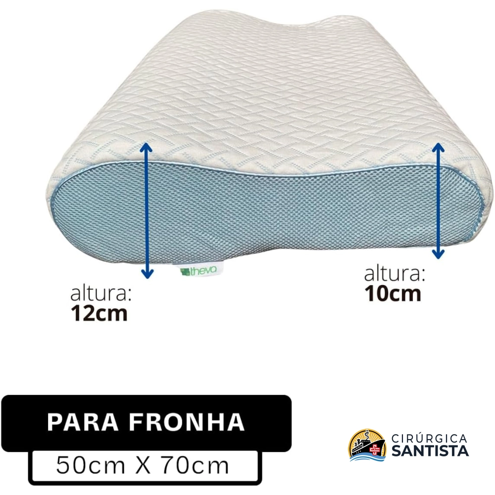Travesseiro Contour Gel Viscoelástico - Theva