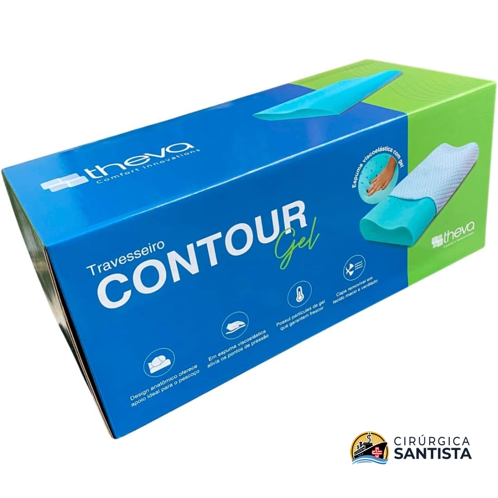 Travesseiro Contour Gel Viscoelástico - Theva