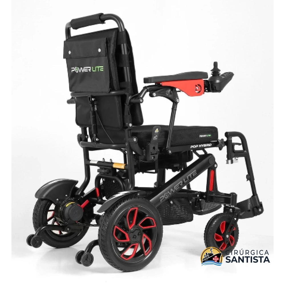 Cadeira de Rodas Motorizada Pop Hybrid Power Lite - 120kg