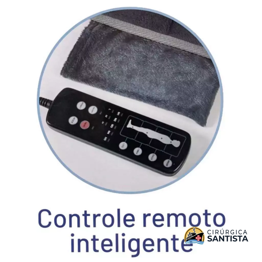 Esteira Massageadora c/ 10 Motores + Aquecimento - Bivolt - Supermedy