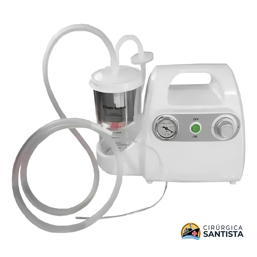 Aspirador de Fluídos e Secreções Portátil RedCare - Supermedy