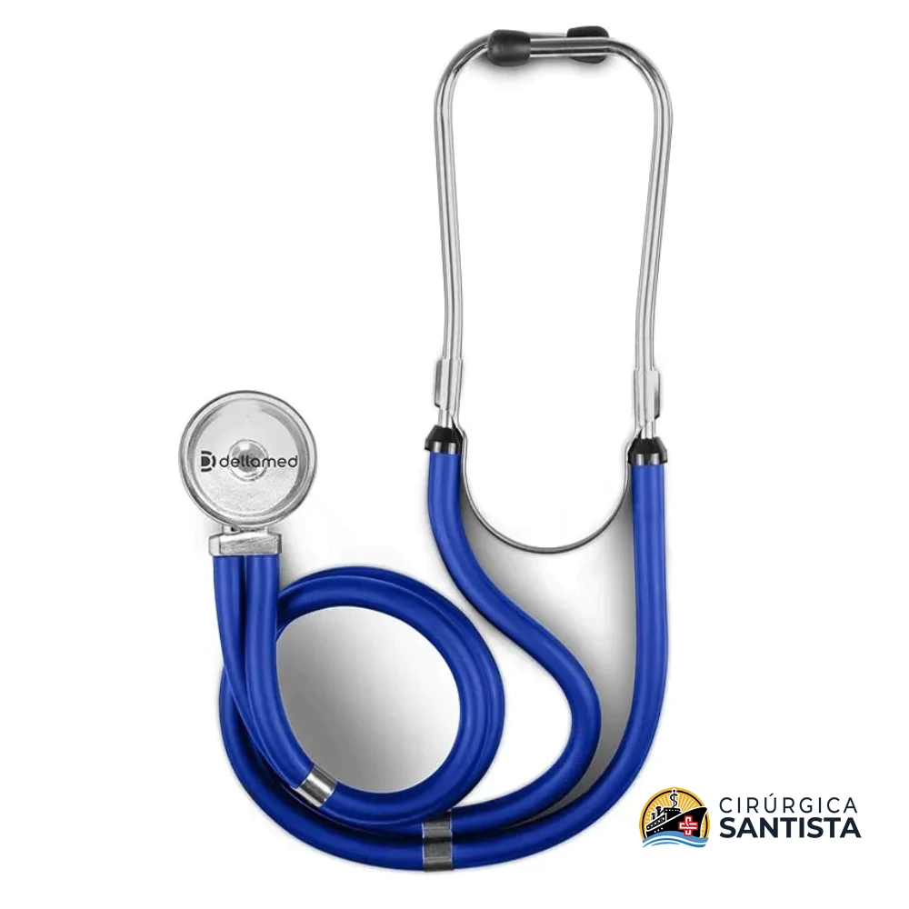 Estetoscópio Rappaport Premium - Dellamed - Azul