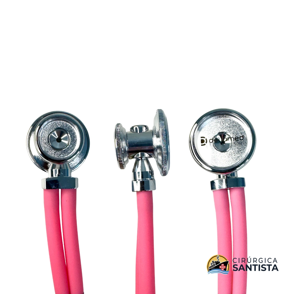 Estetoscópio Rappaport Premium - Dellamed - Rosa - foto 3