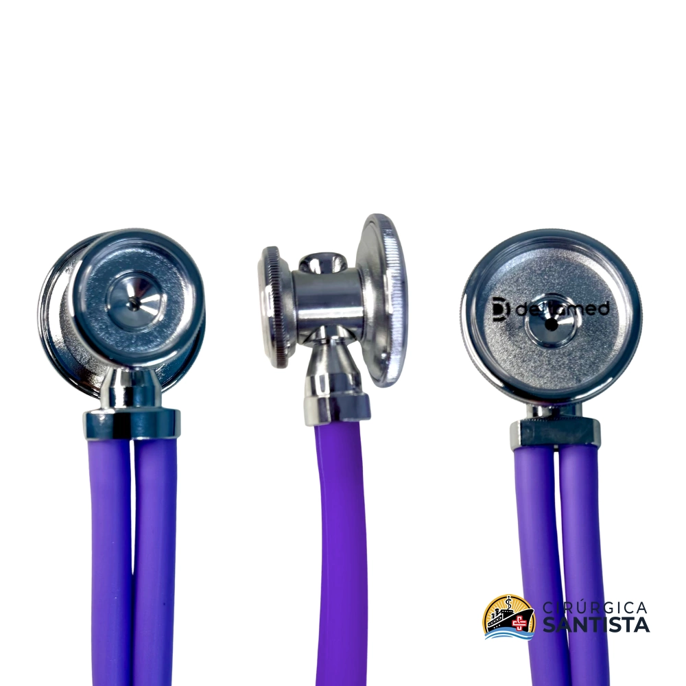 Estetoscópio Rappaport Premium - Dellamed - Roxo - foto 3