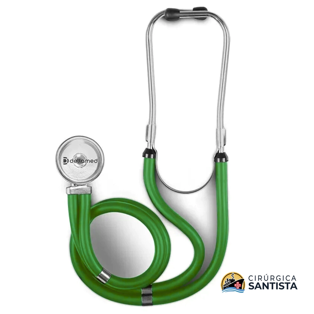 Estetoscópio Rappaport Premium - Dellamed - Verde