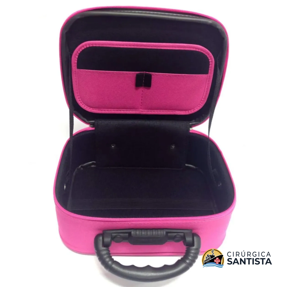 Maleta Médica Profissional em Nylon Rosa Pink - Pinton - foto 3