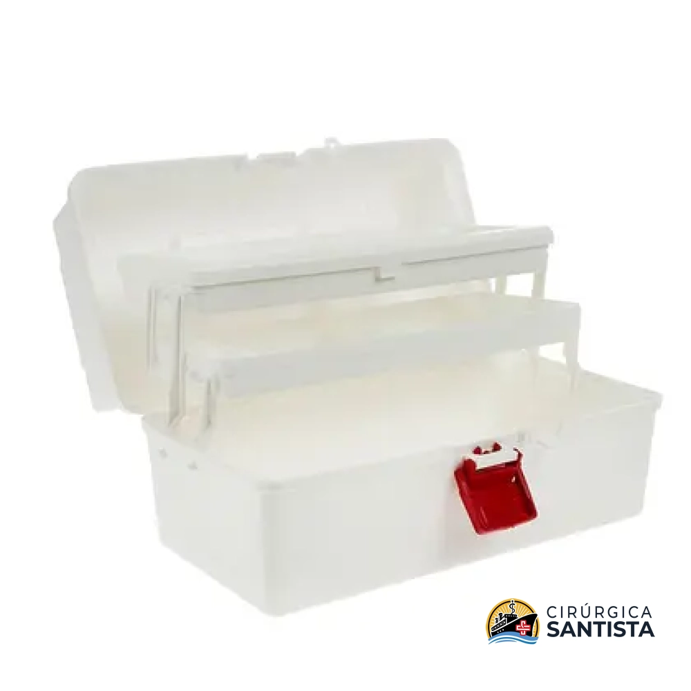 Maleta de Primeiros Socorros tamanho Médio com 02 Bandejas para Medicamentos EM-291 - Emifran - foto 2