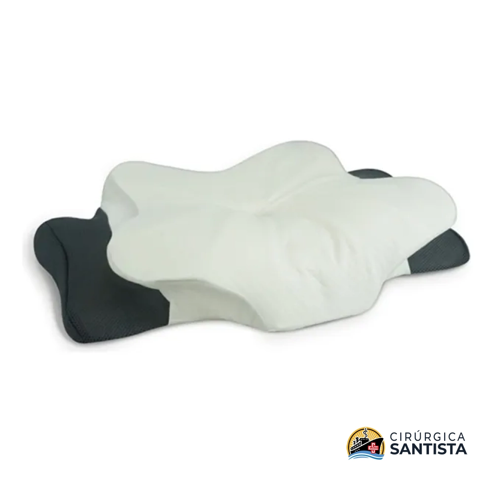 Travesseiro Butterfly Pillow Visco Branco e Cinza (Borboleta) - Perfetto - foto 3