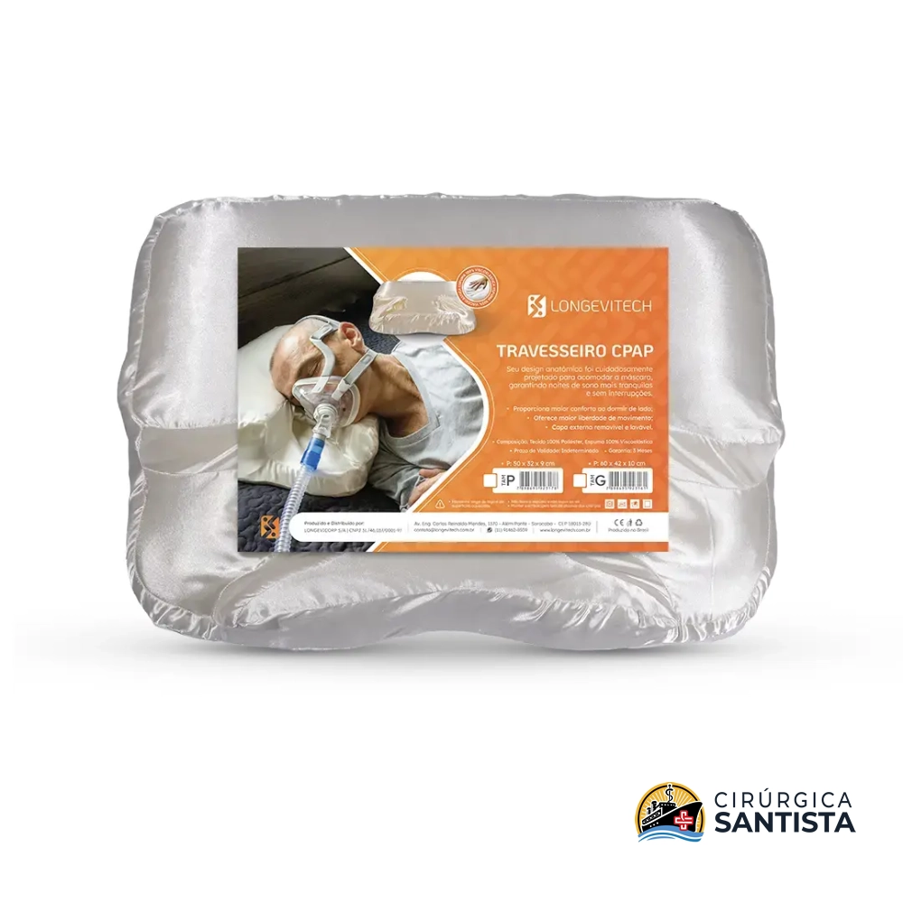 Travesseiro CPAP Multi Máscaras P - Longevitech