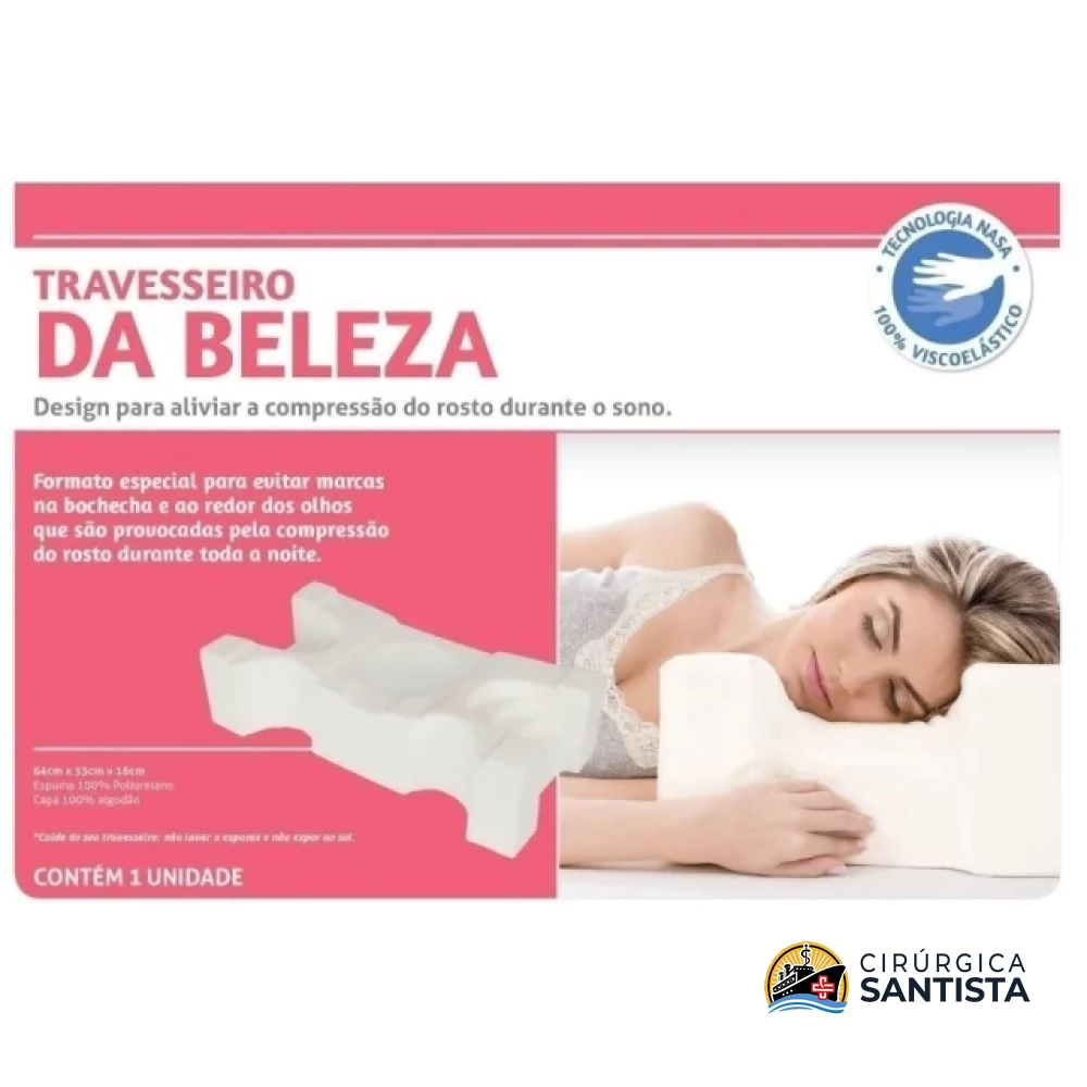 Travesseiro Da Beleza Anti Rugas Viscoelástico - Perfetto