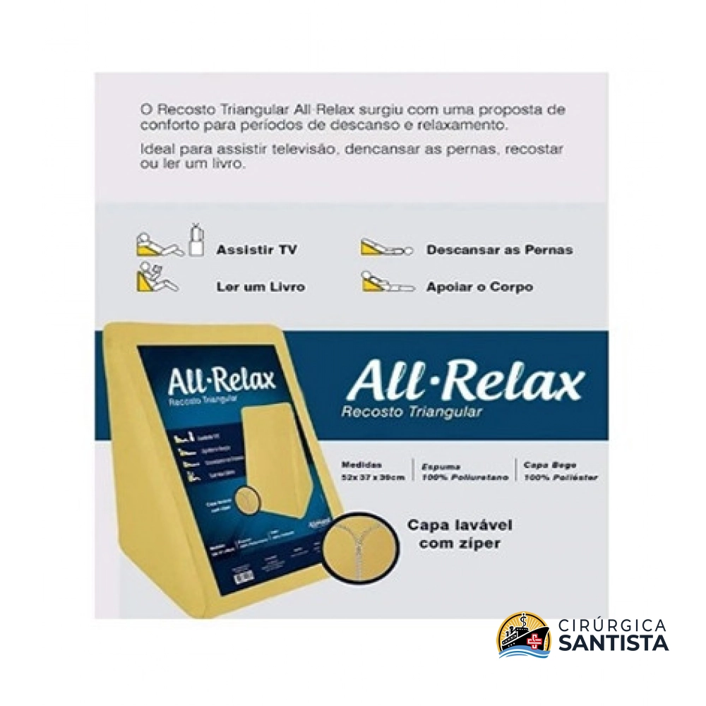 Recosto / Travesseiro Duoflex Allemand Triangular All Relax - Suave Encosto - foto 2