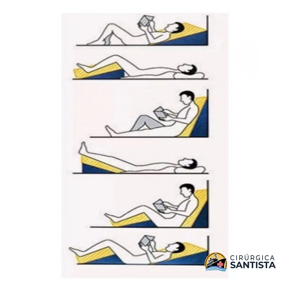 Recosto / Travesseiro Duoflex Allemand Triangular All Relax - Suave Encosto - foto 3