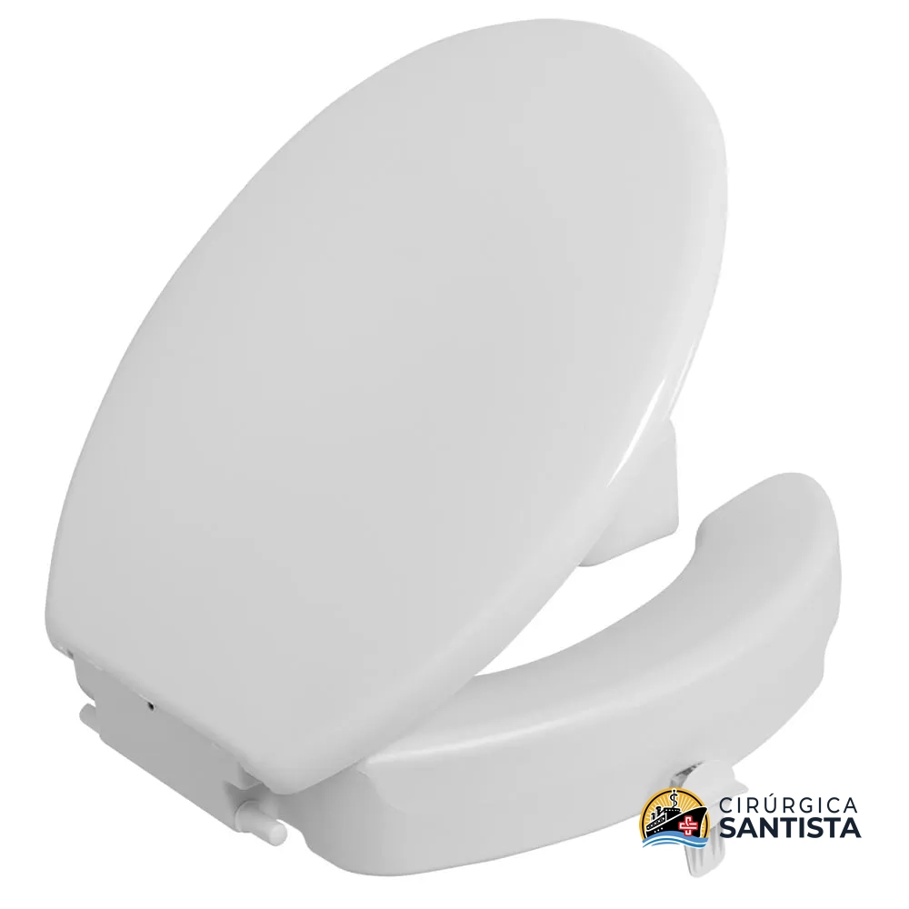 Assento Sanitário Elevado Com Tampa E Trava 7,5cm - Astra - foto 5