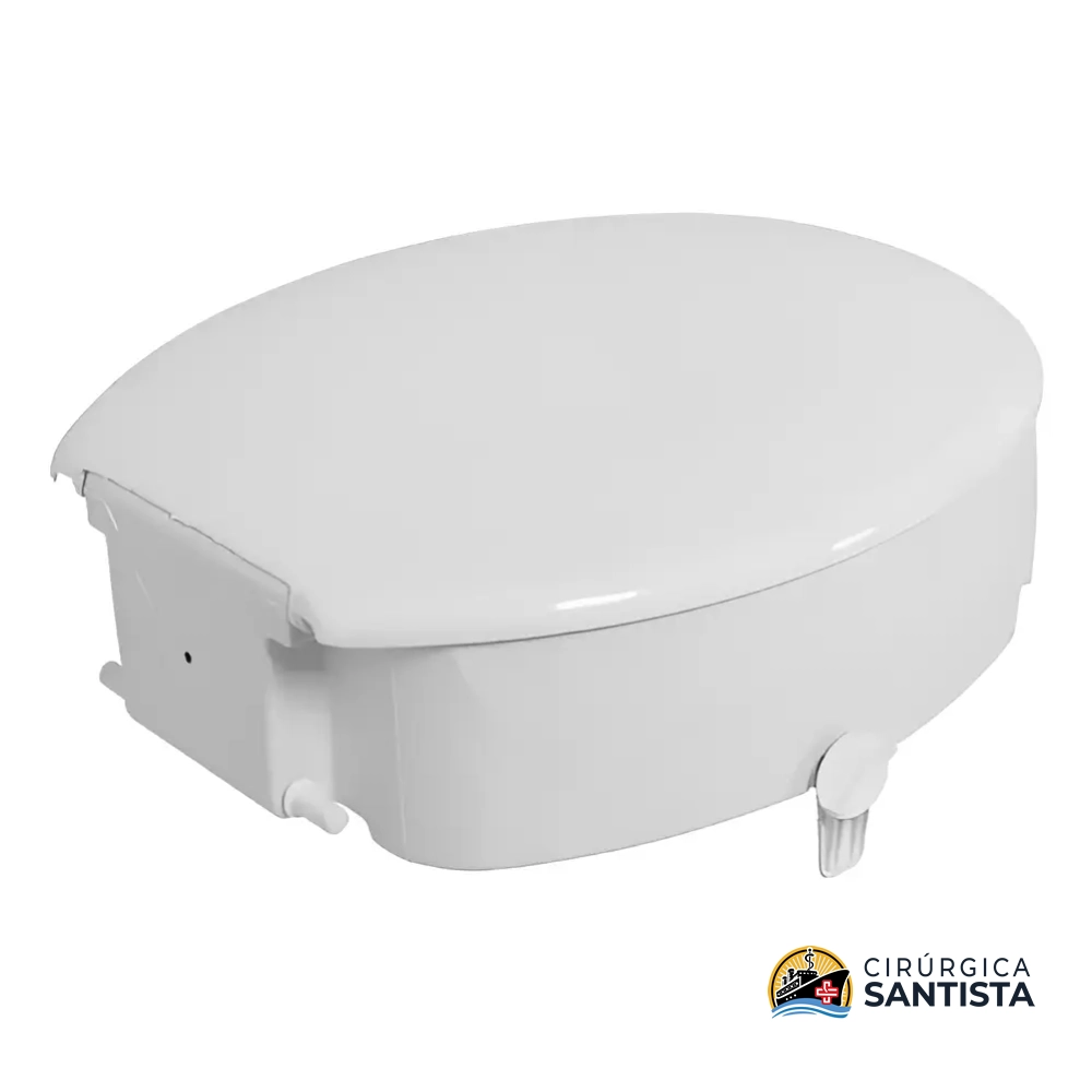 Assento Sanitário Elevado Com Tampa E Trava 13cm - Astra - foto 5