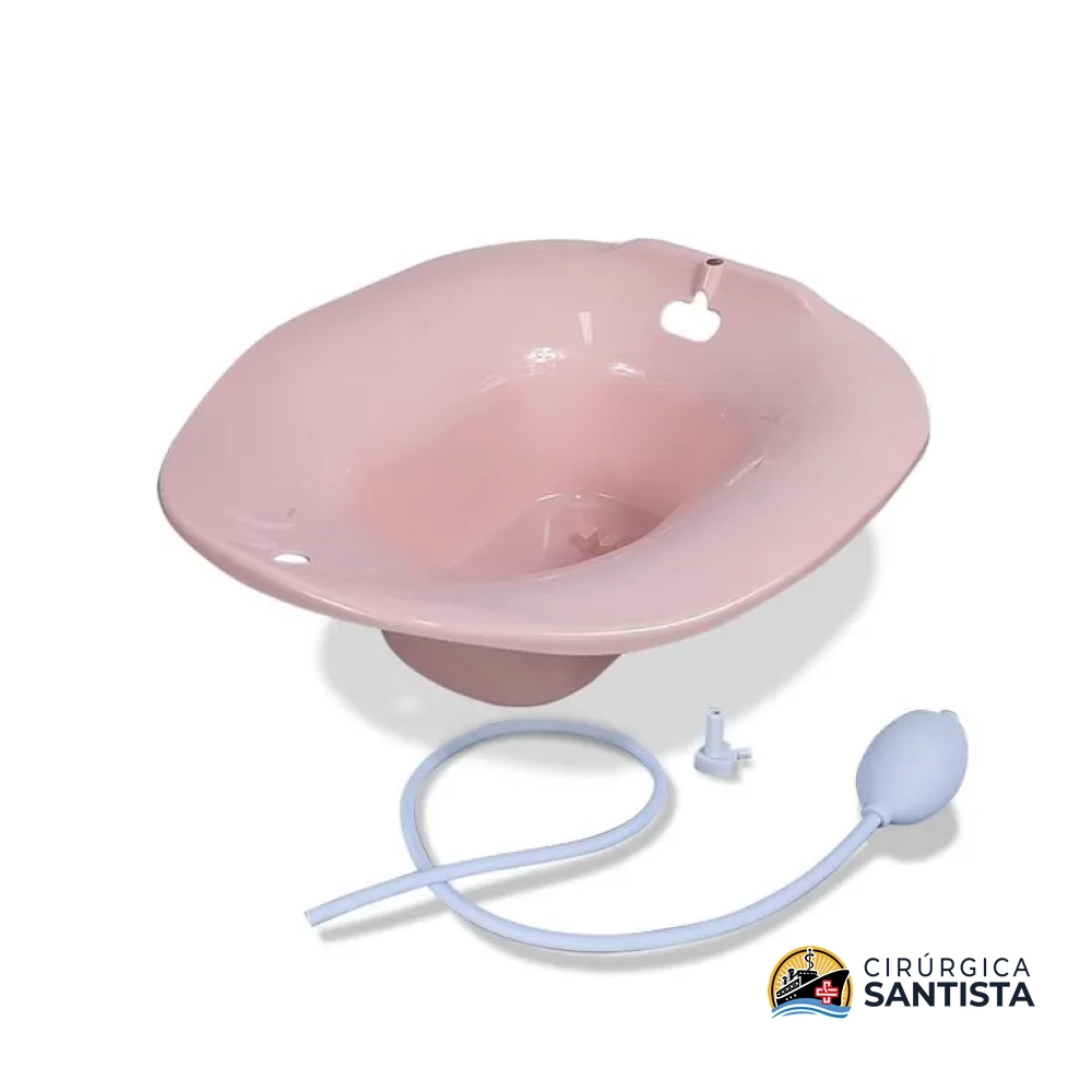 Bacia Para Banho de Assento - Rosa - Montserrat - foto 5