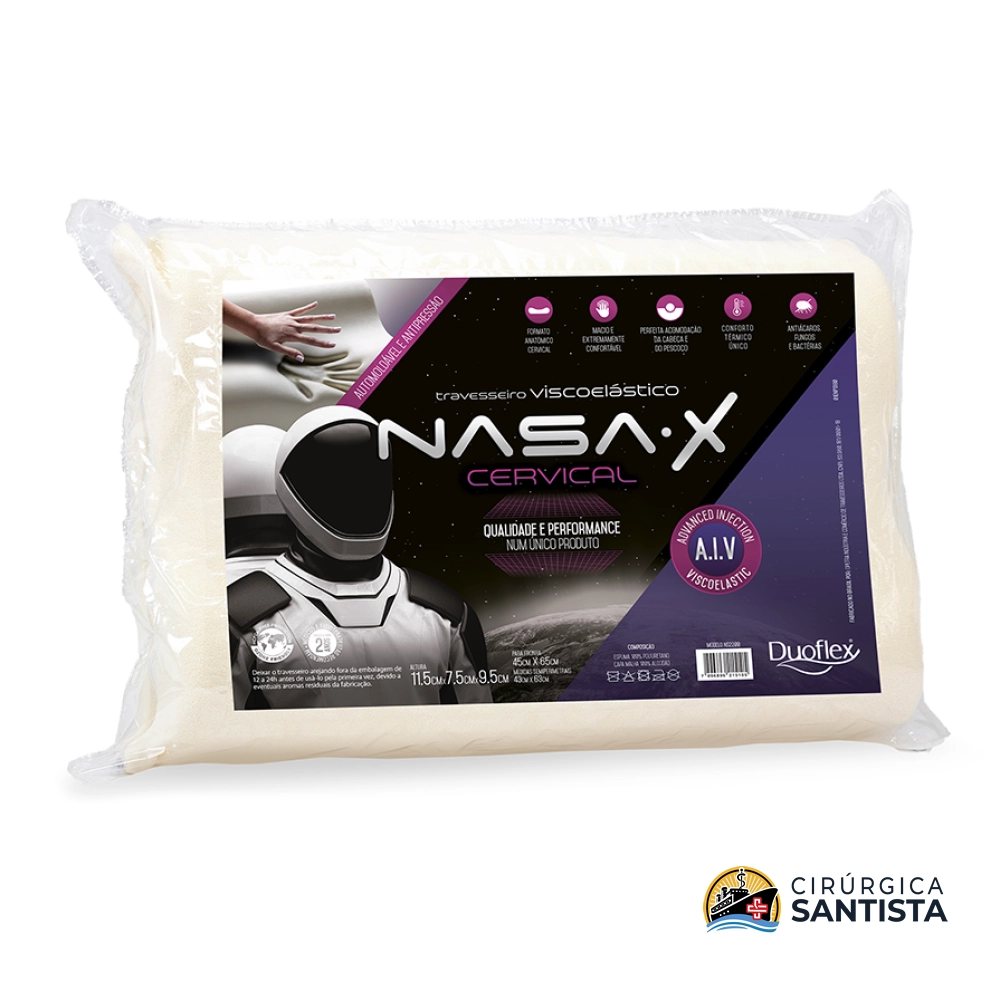 Travesseiro NASA X Cervical NS2200 - Duoflex