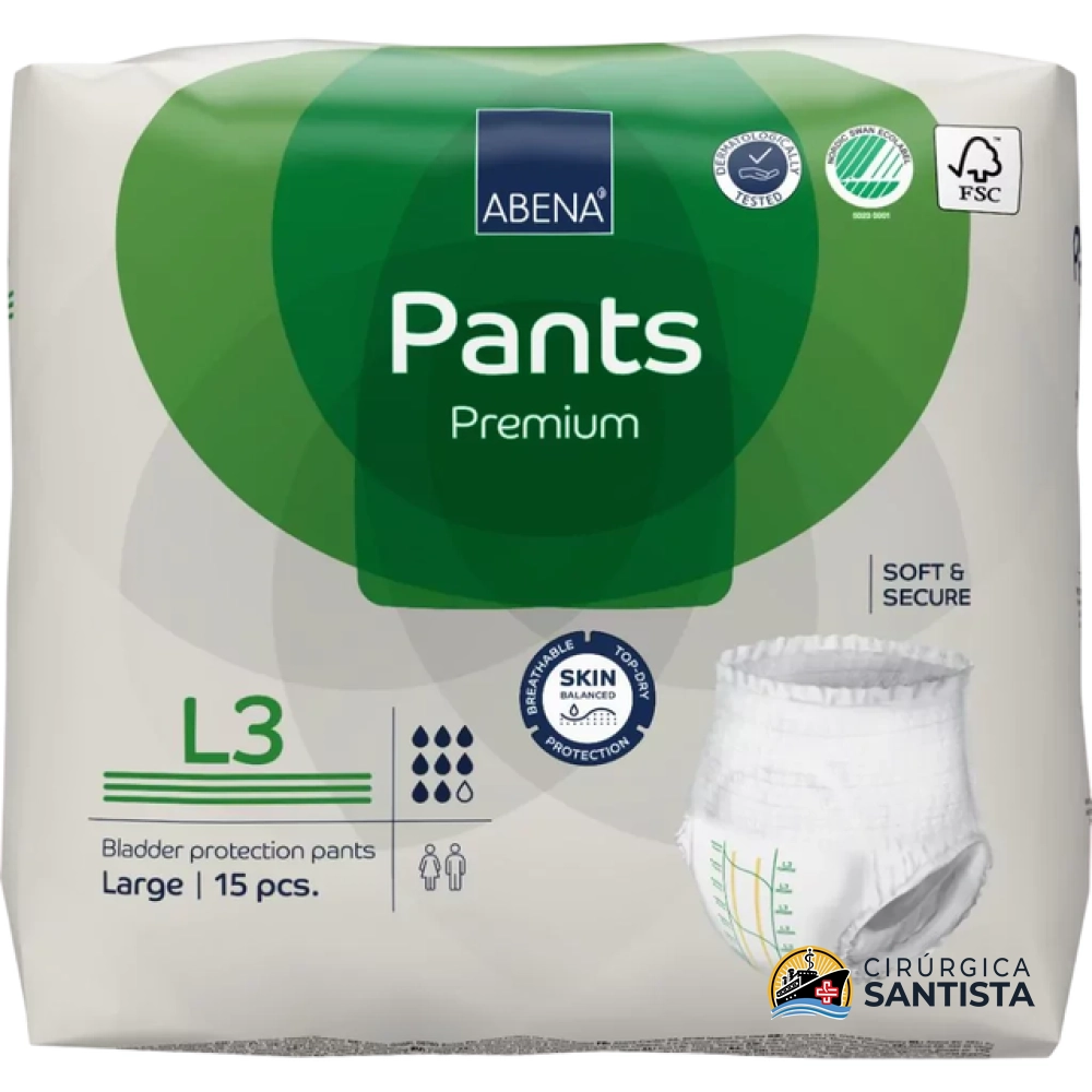 Fralda Abena Pants L3 Premium c/ 15 un