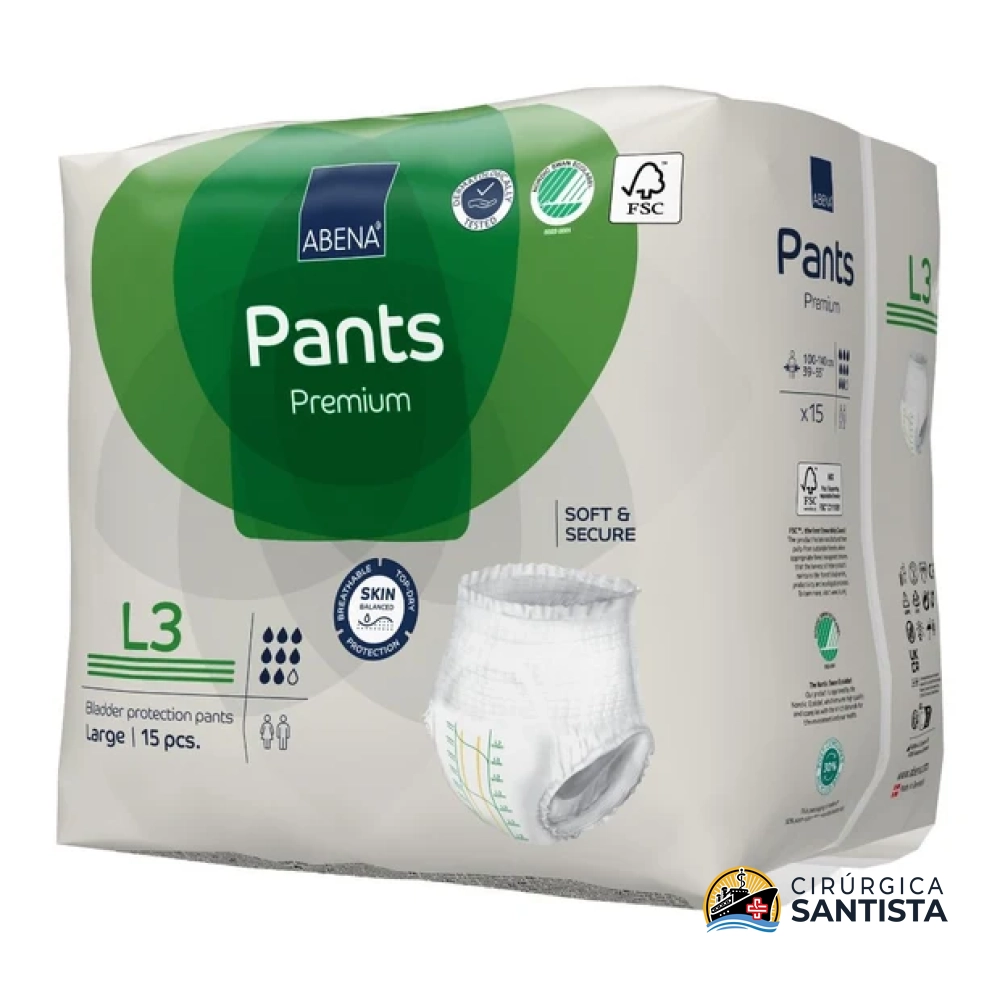 Fralda Abena Pants L3 Premium c/ 15 un - foto 2