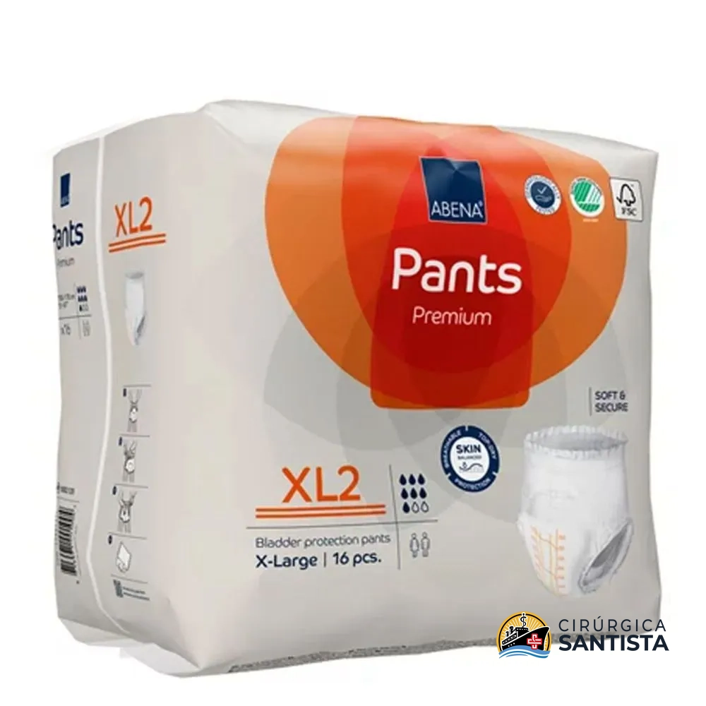 Fralda Abena Pants XL2 Premium c/ 16 un - foto 2