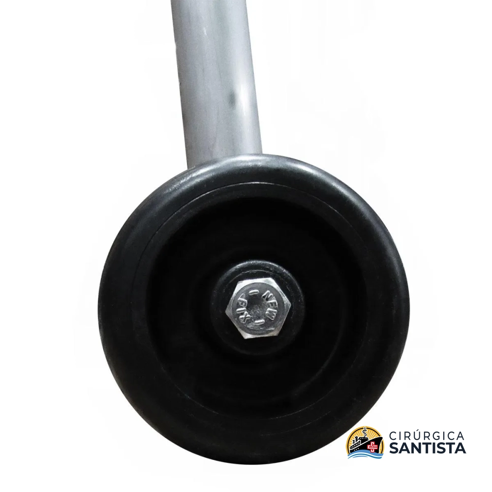 Andador em Alumínio com Rodas e Dobrável - 100kg - Artipé - foto 4