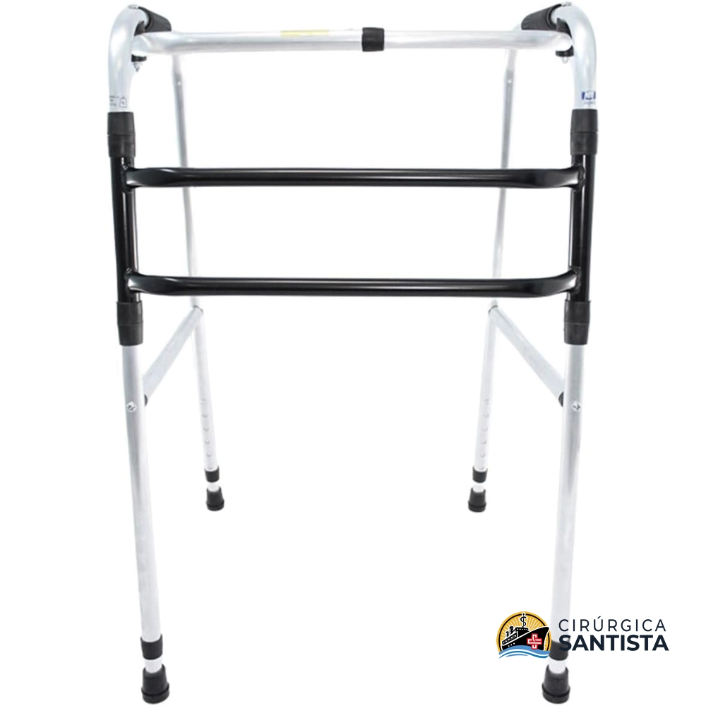 Andador de Alumínio Articulado 03 Barras A408 - 130 kg – Indaiá