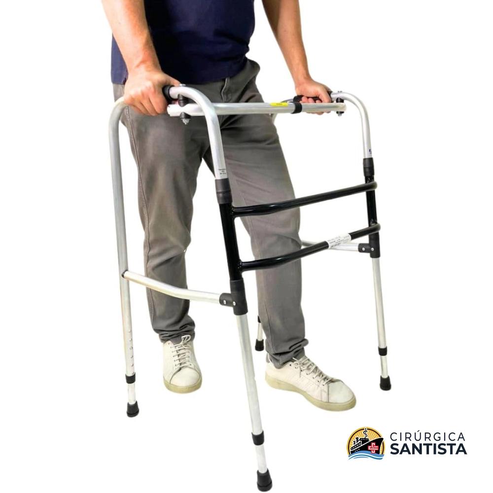 Andador de Alumínio Articulado 03 Barras A408 - 130 kg – Indaiá - foto 5