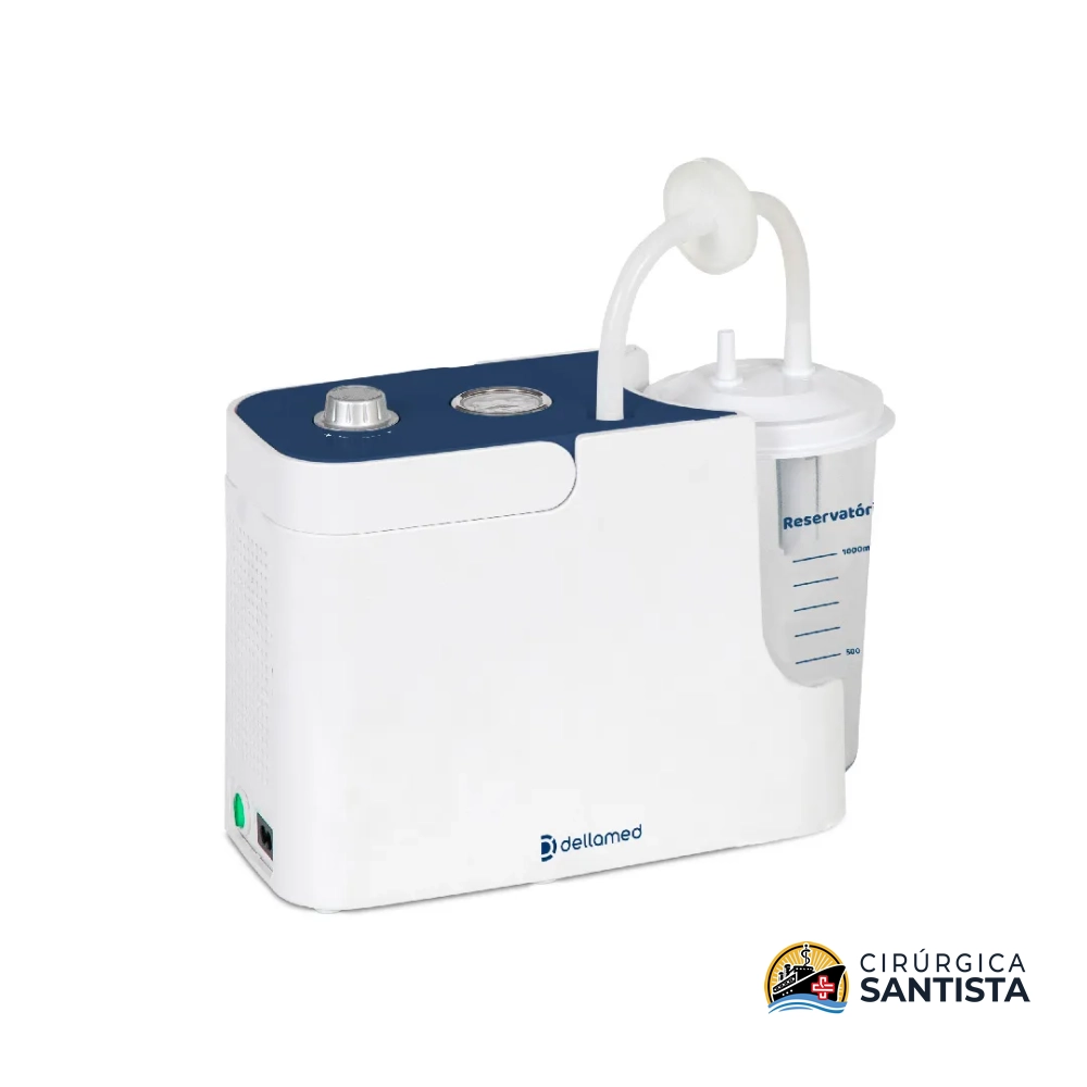 Aspirador de Fluídos e Secreções Maxmed - Bivolt - Dellamed