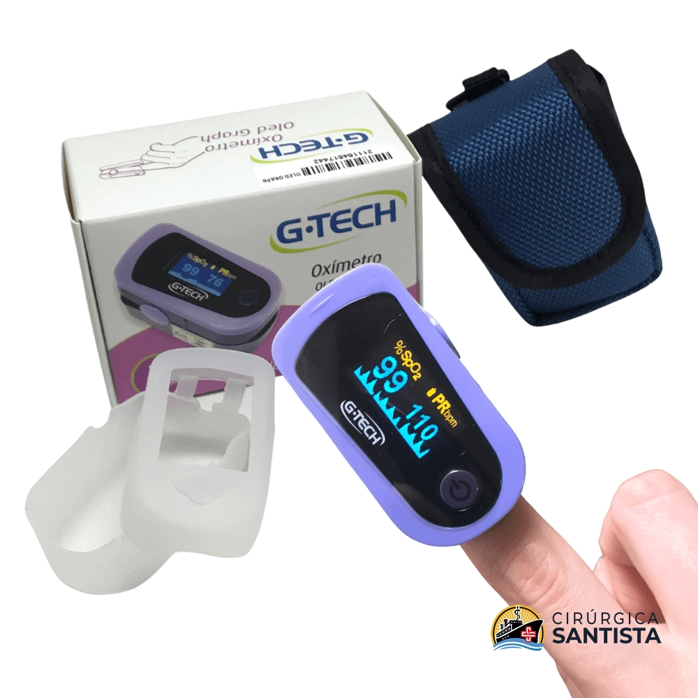 Oxímetro G-TECH De Pulso Portátil Modelo Oled Graph - foto 2