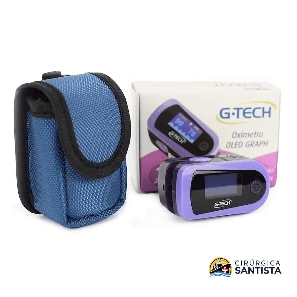 Oxímetro G-TECH De Pulso Portátil Modelo Oled Graph - foto 4