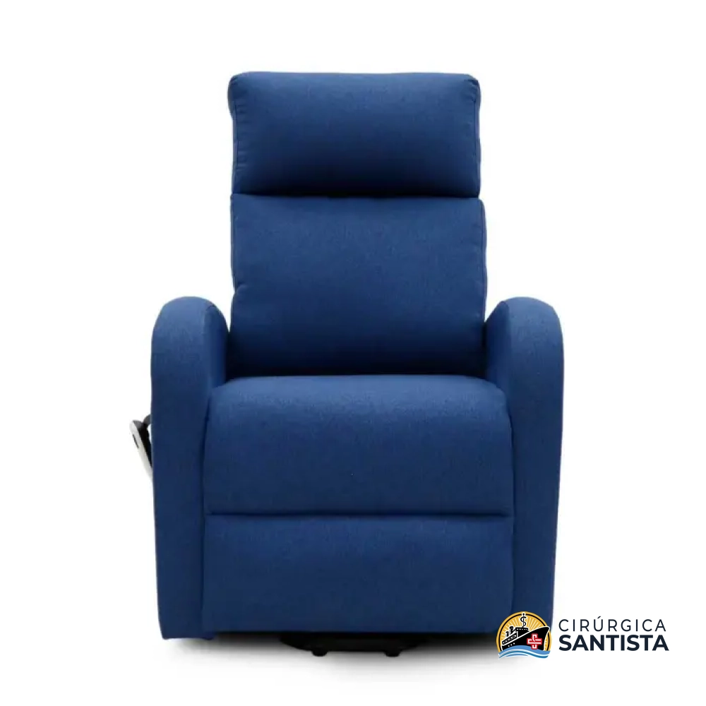 Poltrona Elevatória Reclinável Massageadora e com Aquecimento - Supermedy - Azul - foto 4