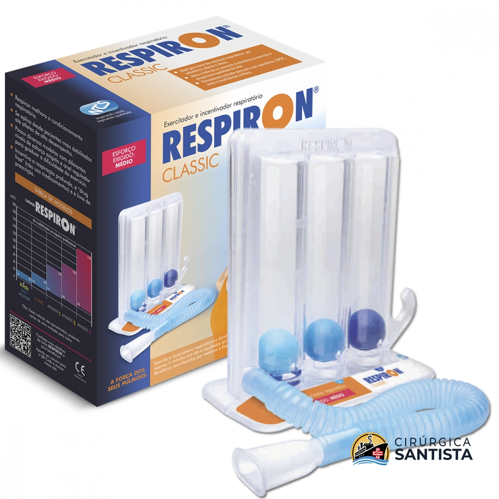 Exercitador e Incentivador Respiratório Respiron Classic