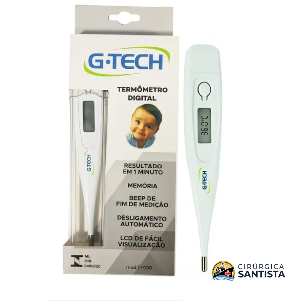 Termômetro Clínico Digital Axilar G-Tech Branco Th150 - foto 2