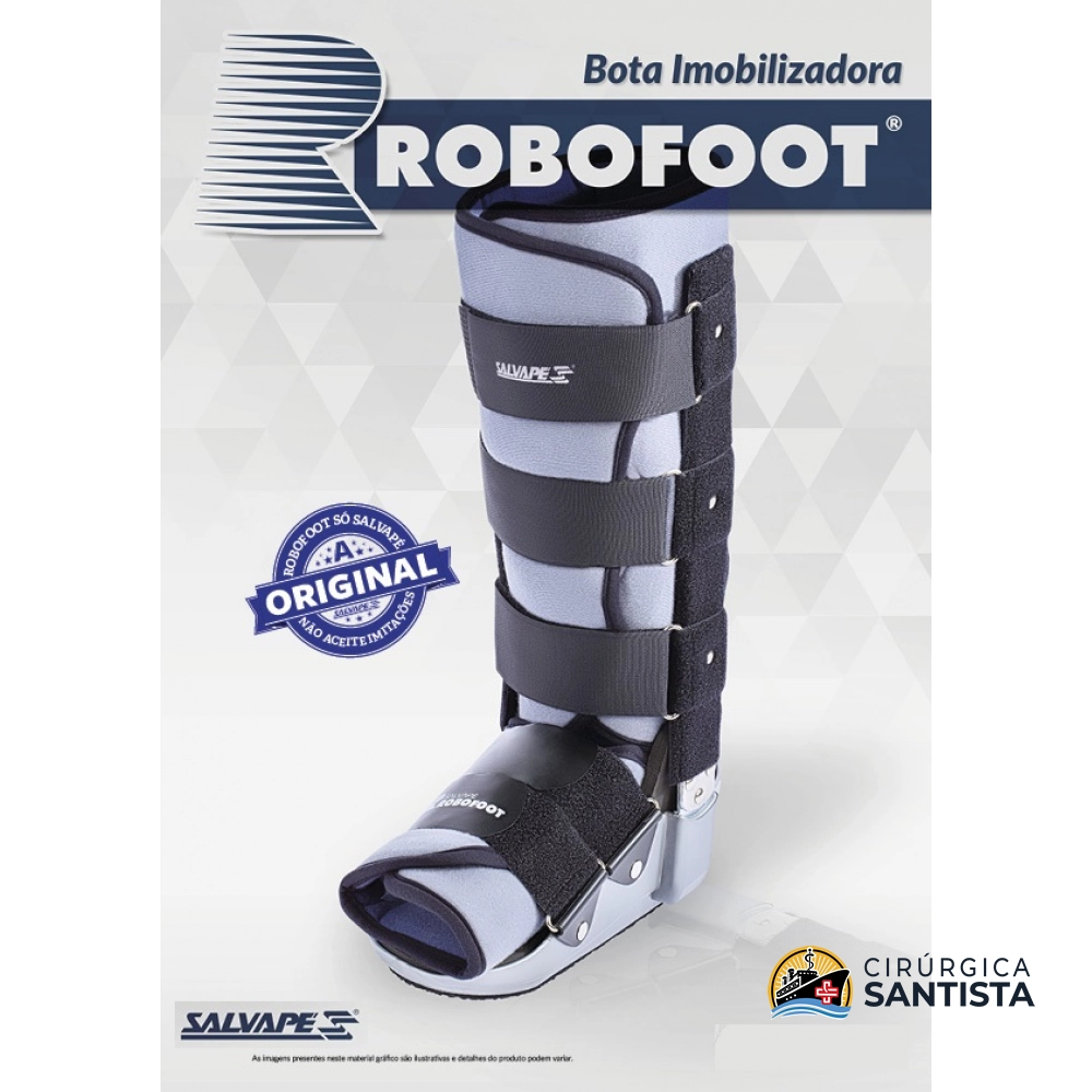 Bota Imobilizadora Robofoot Salvapé Longa - Tamanho M - foto 3