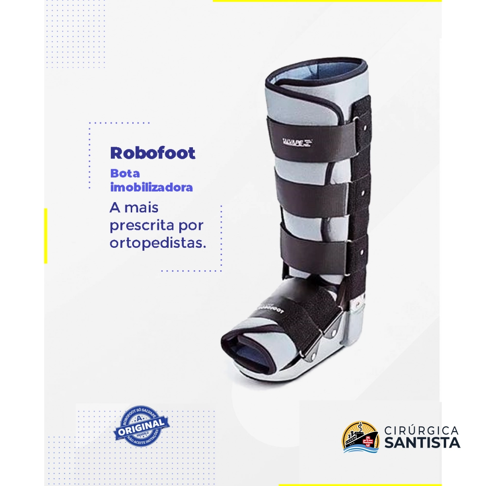 Bota Imobilizadora Robofoot Salvapé Longa - Tamanho G - foto 2