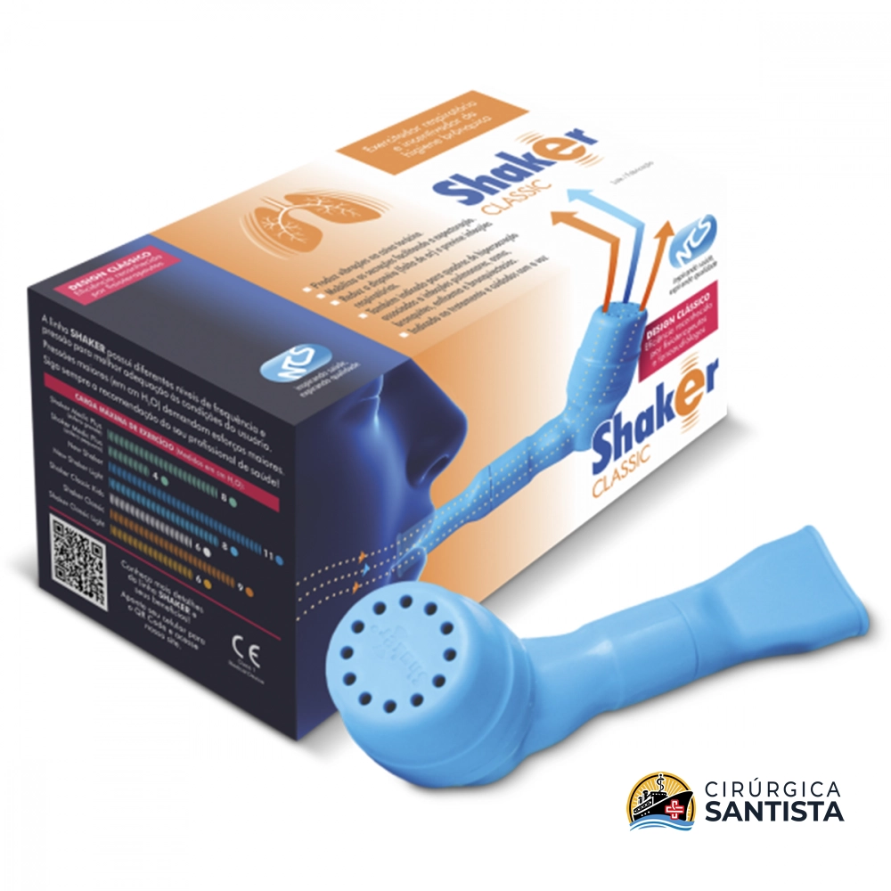 Exercitador e Incentivador Respiratório Shaker Classic
