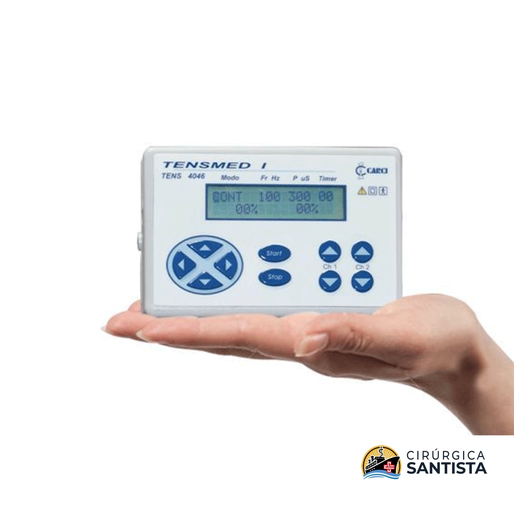 TENS Portátil TENSMED I - 02 canais - Digital - Bivolt