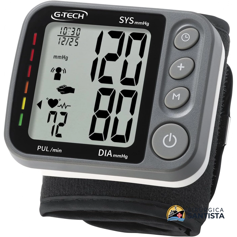 Aparelho de Pressão Digital de Pulso G-Tech GP450sp com Tecnologia 3D Sensor