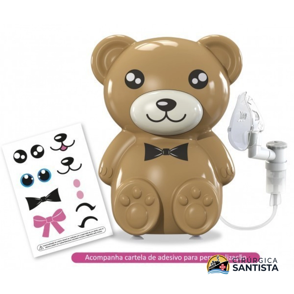 Inalador Nebulizador Pneumático Soniclear Ursinho UPPY - foto 2