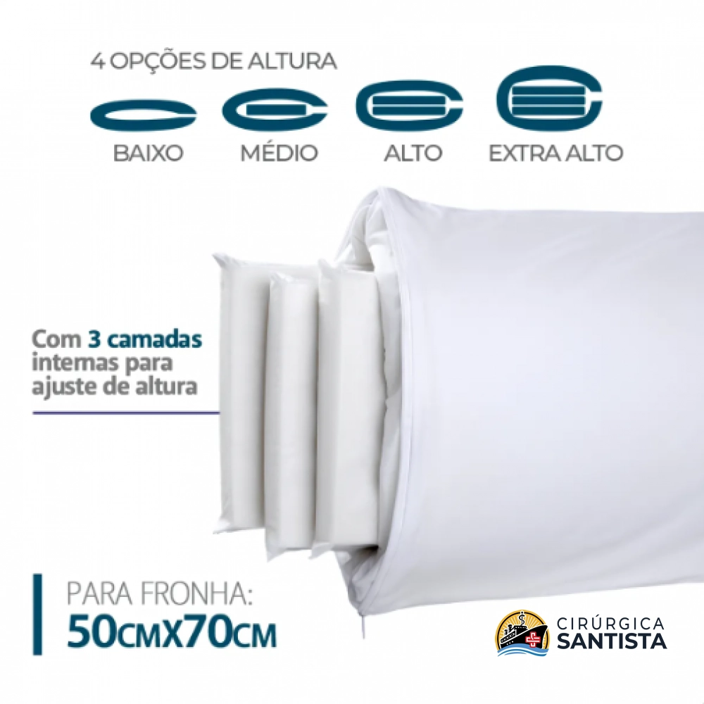 Travesseiro Duoflex Altura Regulável Nasa - 50cm x 70cm - RN1100 - foto 2