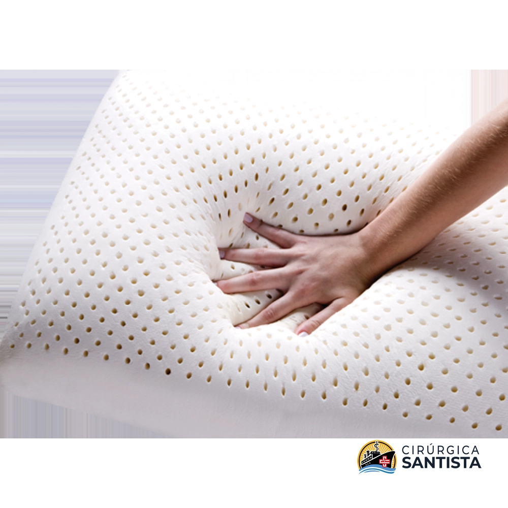 Travesseiro Duoflex Natural Látex Cervical - Branco - 50 x 70 cm - LN2100 - foto 4