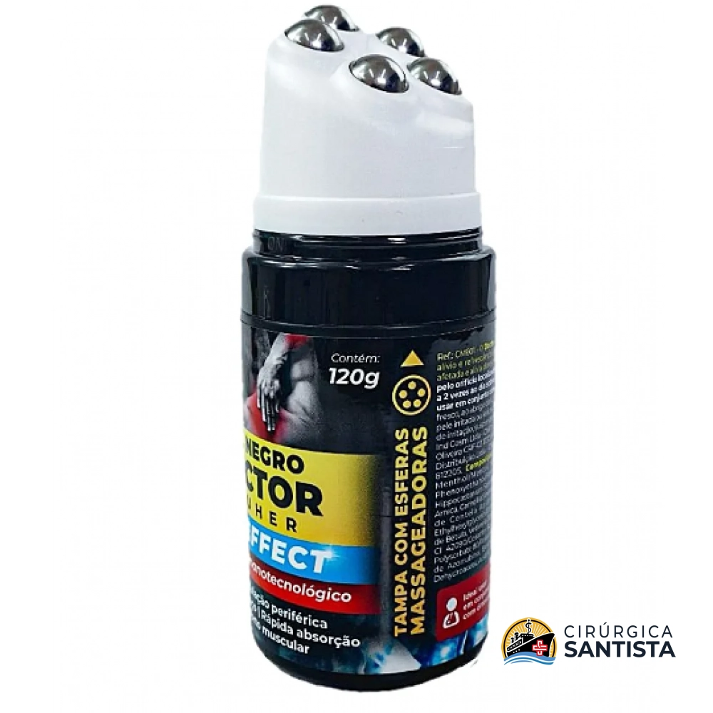 Gel Negro ICE Effect com Esferas de Massagem 120g - CM601 - Ortho Pauher