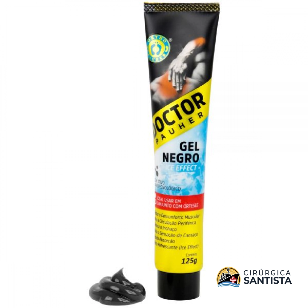 Gel Negro ICE Effect 125g - CM600 - Ortho Pauher