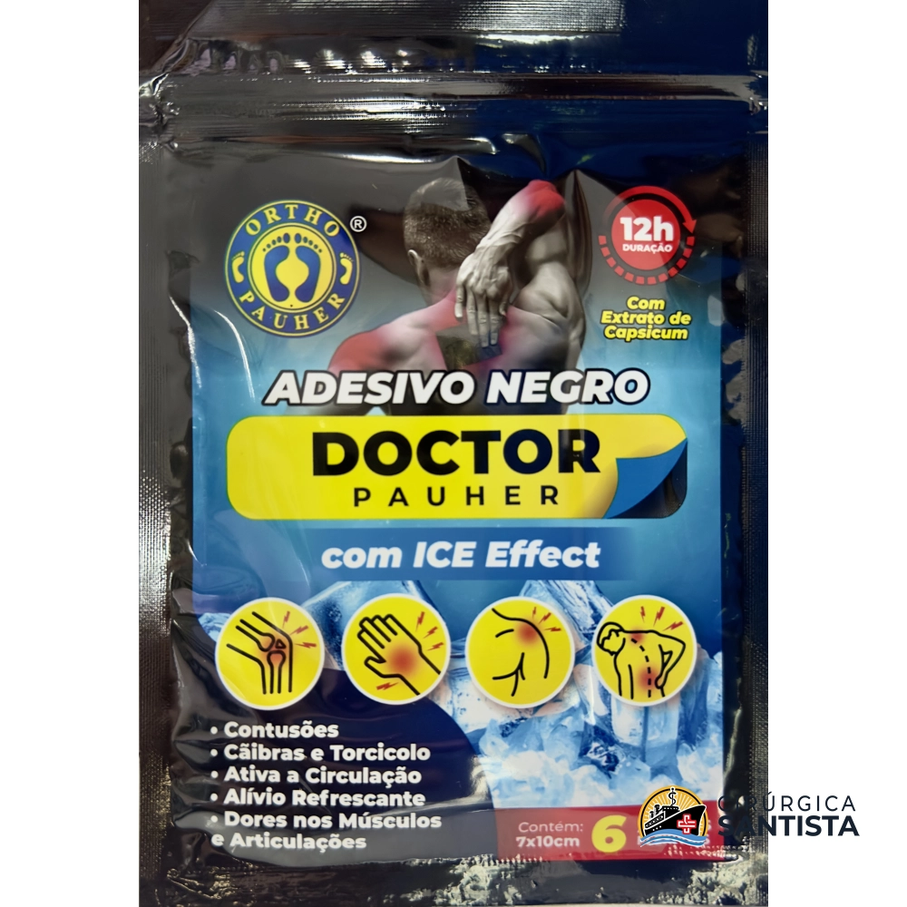 Adesivo Gel Negro ICE Effect c/ 6 Unidades - CM630 - Ortho Pauher