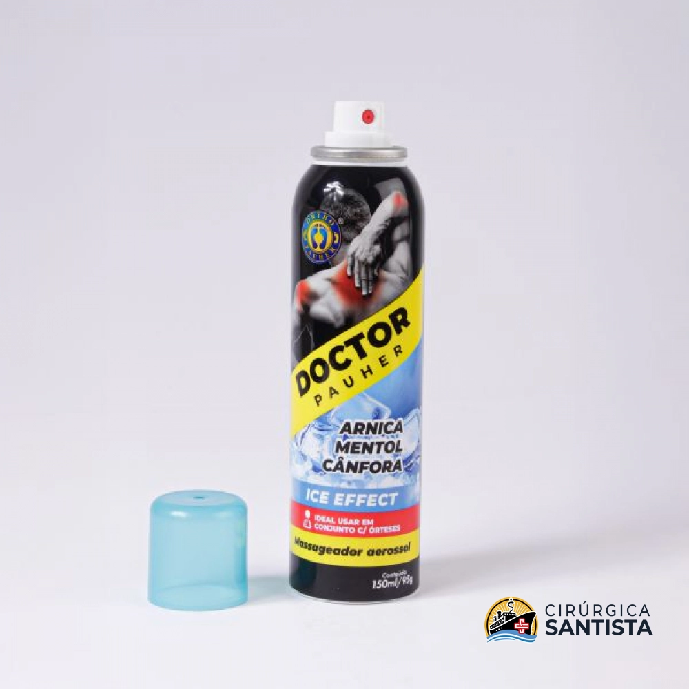 Ice Spray Doctor Pauher: Arnica, Mentol e Cânfora - 150ml - CM 631