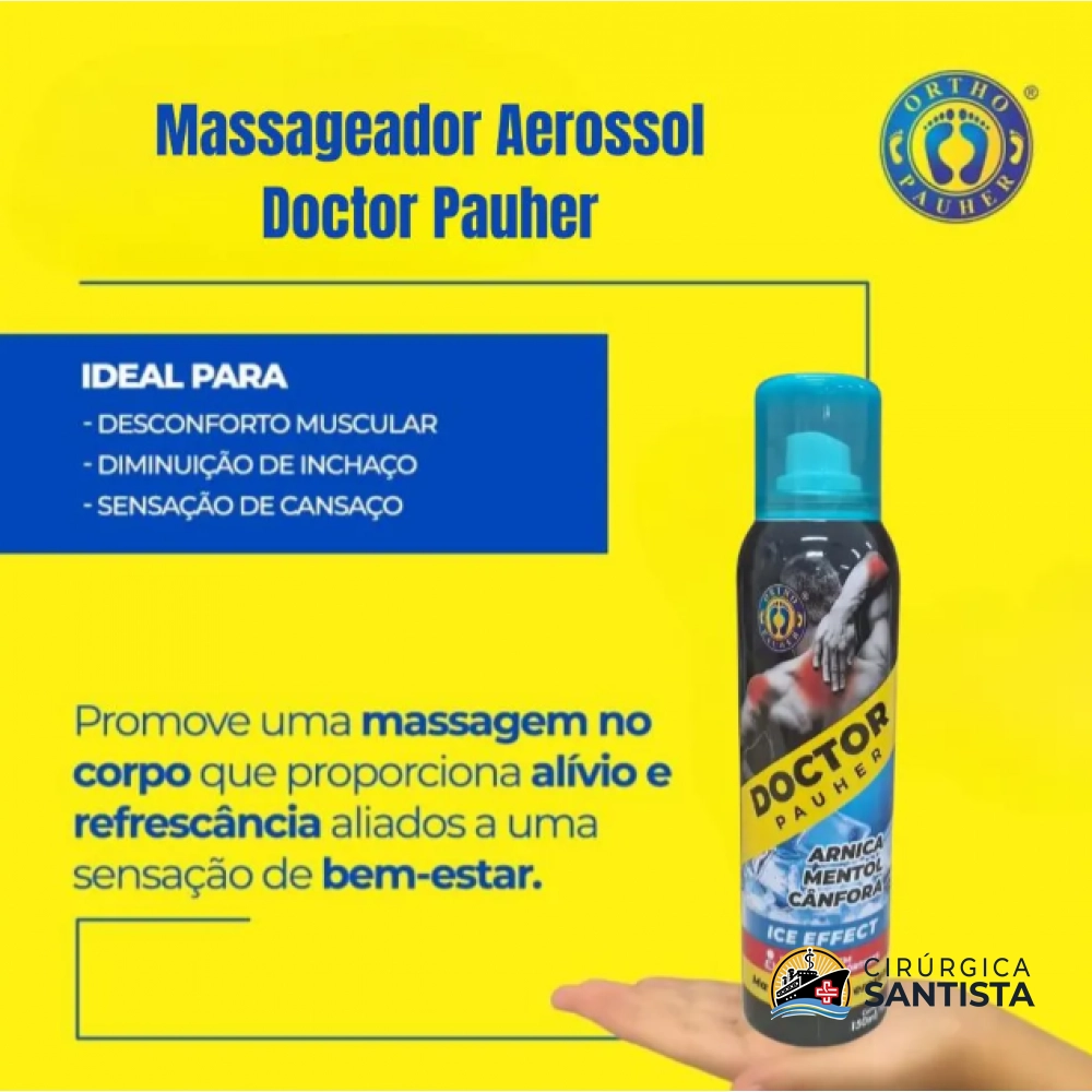 Ice Spray Doctor Pauher: Arnica, Mentol e Cânfora - 150ml - CM 631 - foto 5
