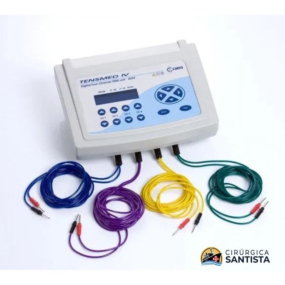 TENSMED IV - Aparelho de Tens com 4 Canais Bivolt - Carci 4034ES