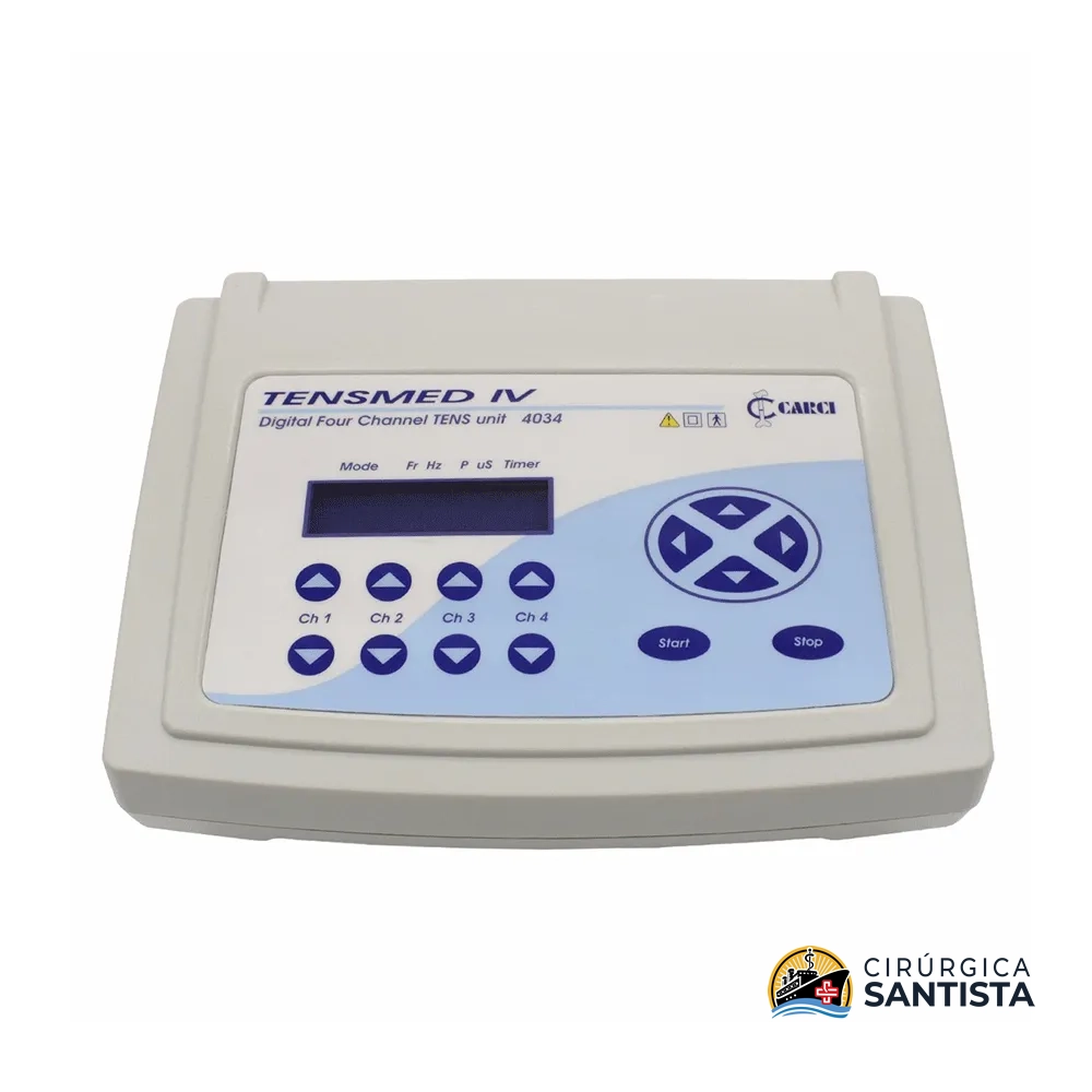 TENSMED IV - Aparelho de Tens com 4 Canais Bivolt - Carci 4034ES