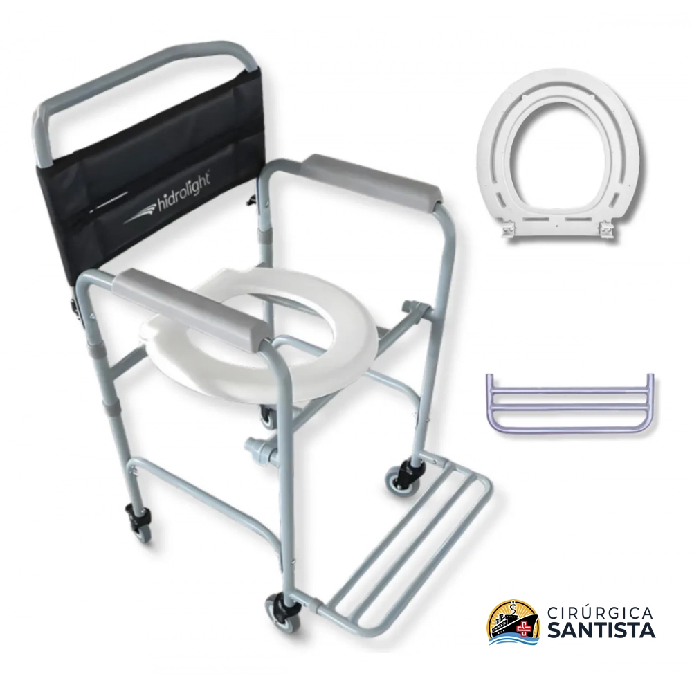 Cadeira de Banho / Sanitária Desmontável Hidrolight SC103 - 100kg - foto 4