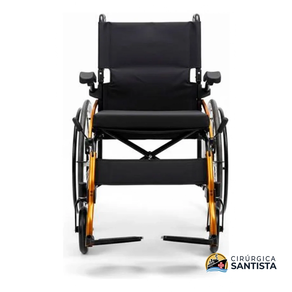 Cadeira de Rodas em Alumínio D600 POP Dellamed - 120kg