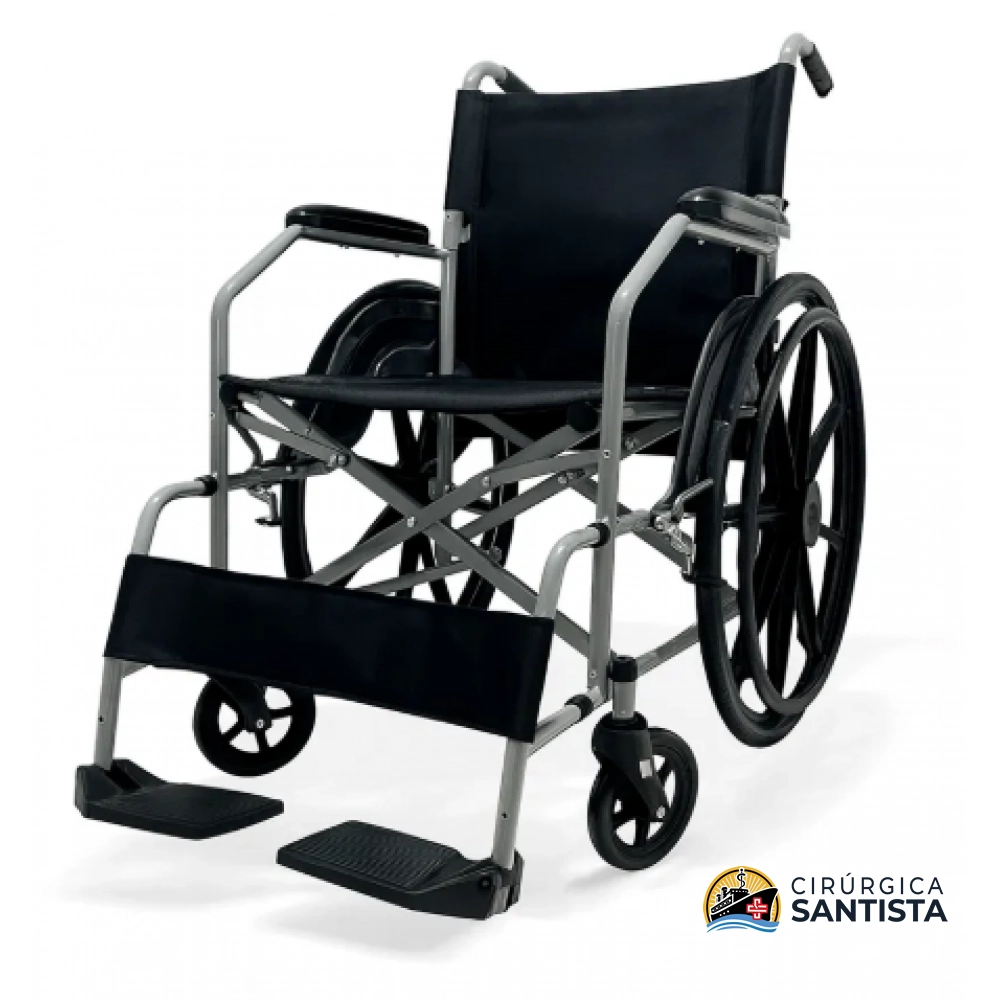 Cadeira de Rodas Com Encosto Rebatível D100 POP - Dellamed - 110kg